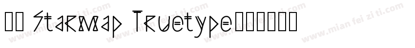 00 Starmap Truetype字体转换